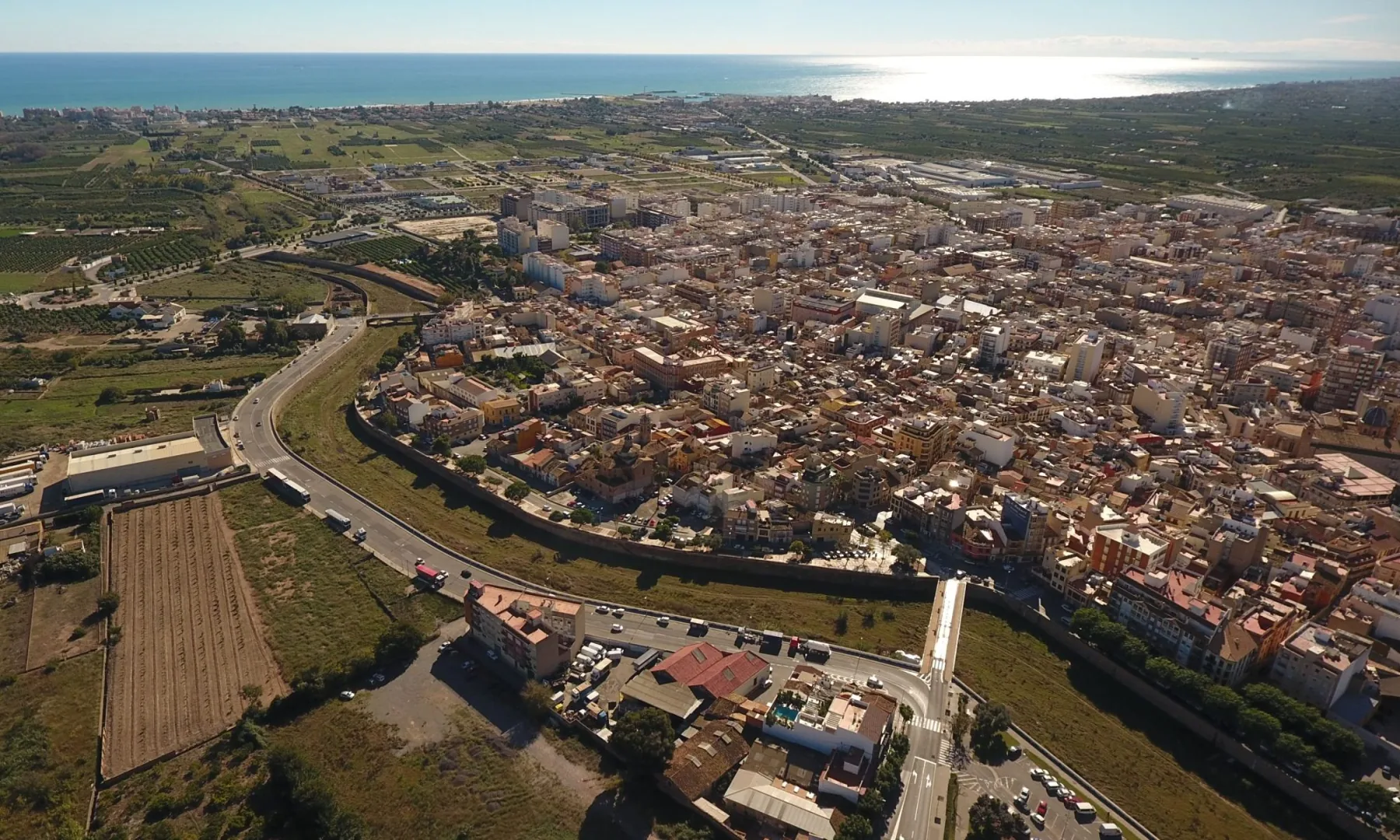 Vista aèria de Borriana